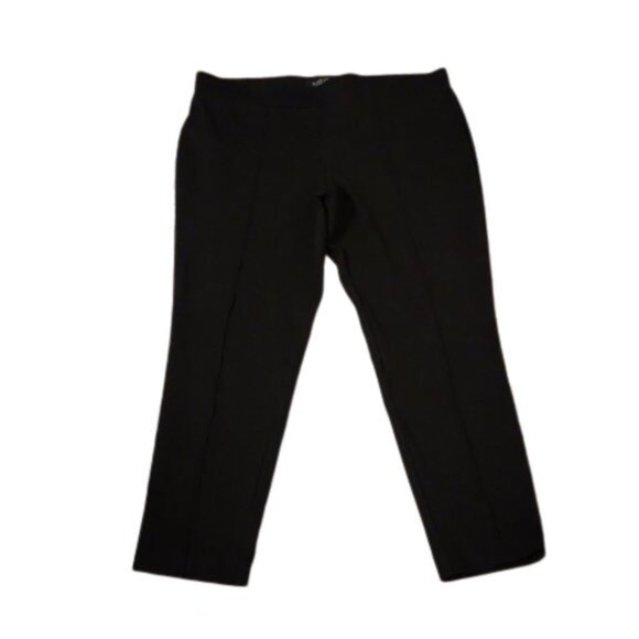Evan Picone Pants - EVAN PICONE ~BLACK LABEL Black Pull On Stretch Trousers Size 16